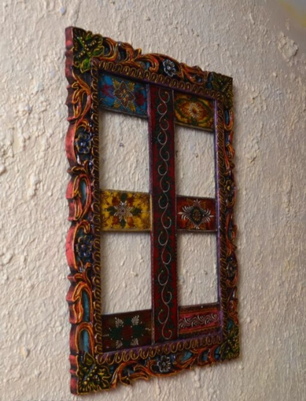 BK Exports Wooden Hand Painted Wall Decor & Hanging For Home - Wooden, Pack of1